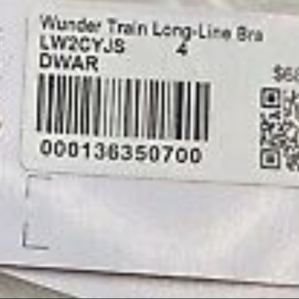 LULULEMON Sz 4 Wunder Train Long Line Med Support Sports Bra Yoga Athleisure $68 - Picture 9 of 12